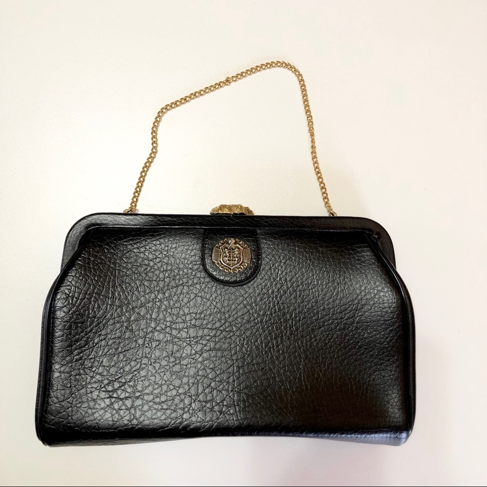 Admiral Vintage Black Handbag Purse